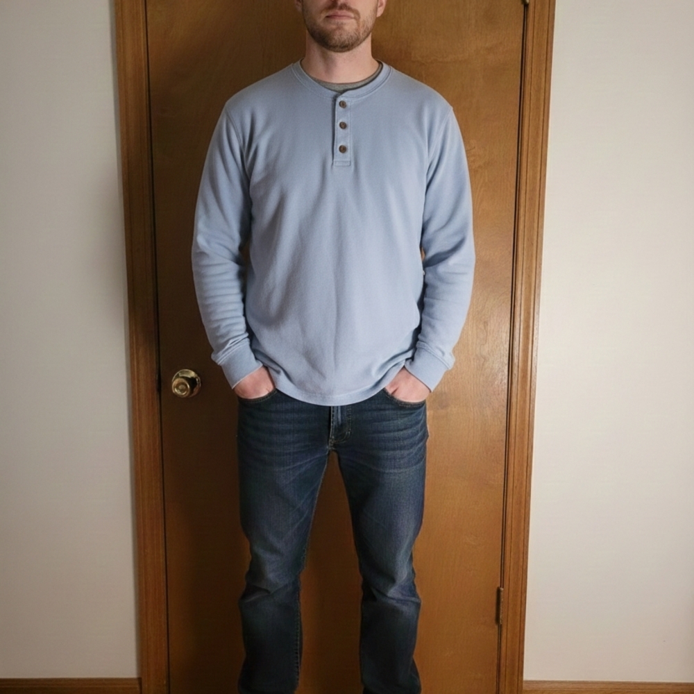 St. John's Bay Light Blue Men's Dress Shirt